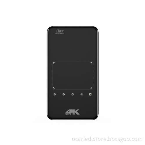 4K WiFi Smart Mini Projector with Android 9.0, 2GB+32GB Storage, and Built-in 4000mAh Battery